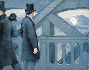 Gustave Caillebotte On the Pont de l Europe Germany oil painting artist